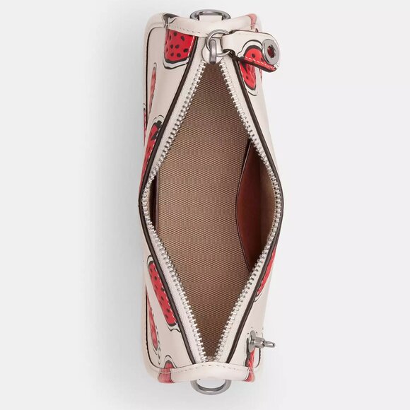 🍓 Coach Swinger Bag 20 With Strawberry Print - Picture 4 of 13